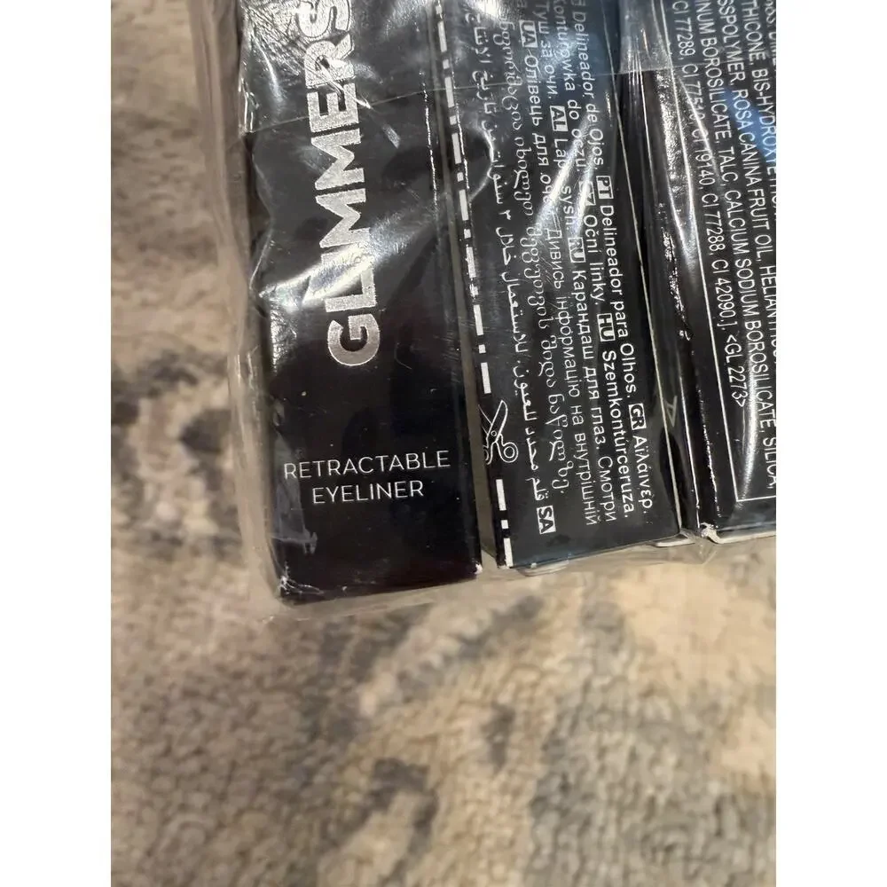 Avon True Color Glimmersticks Eyeliner - Set of 4. Black Eyeliner Pencil NIB